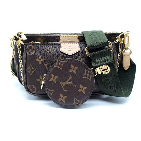 louis vuitton multi pochette accessoires khaki|Louis Vuitton monogram pochette.